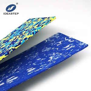 material for the top cover of insoles