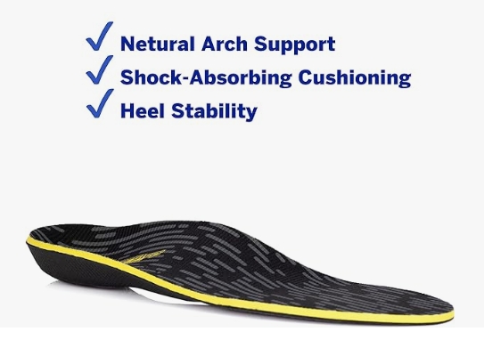 EVA for arch support insoles