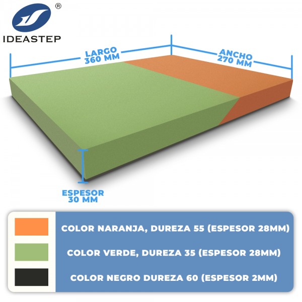 EVA double-density spliced laminated block - 1