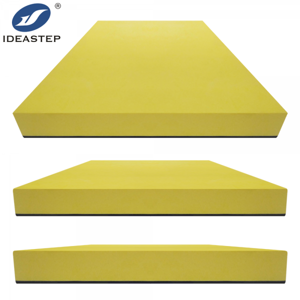 Yellow/black dual-density EVA compression block - 2